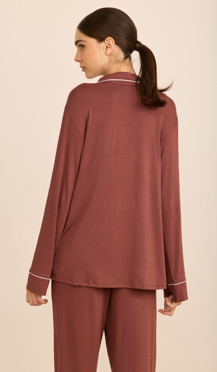 סט מכופתר מבד מודל - אלכסה ספייסי בלאש