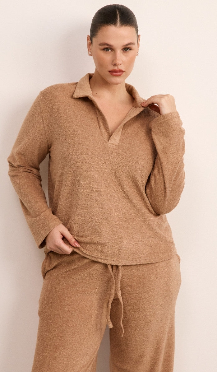 סט פולו מבד בוקלה - מוקה