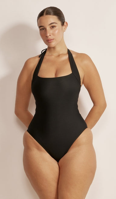 בגד ים שלם לנשים - לורן שחור