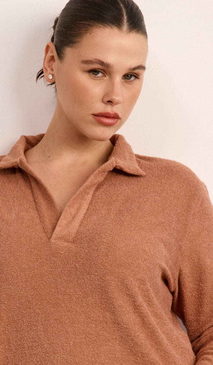 סט פולו מבד בוקלה - ורוד עתיק