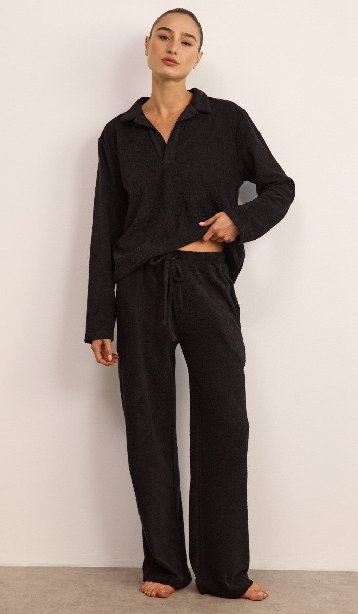 סט פולו מבד בוקלה - שחור