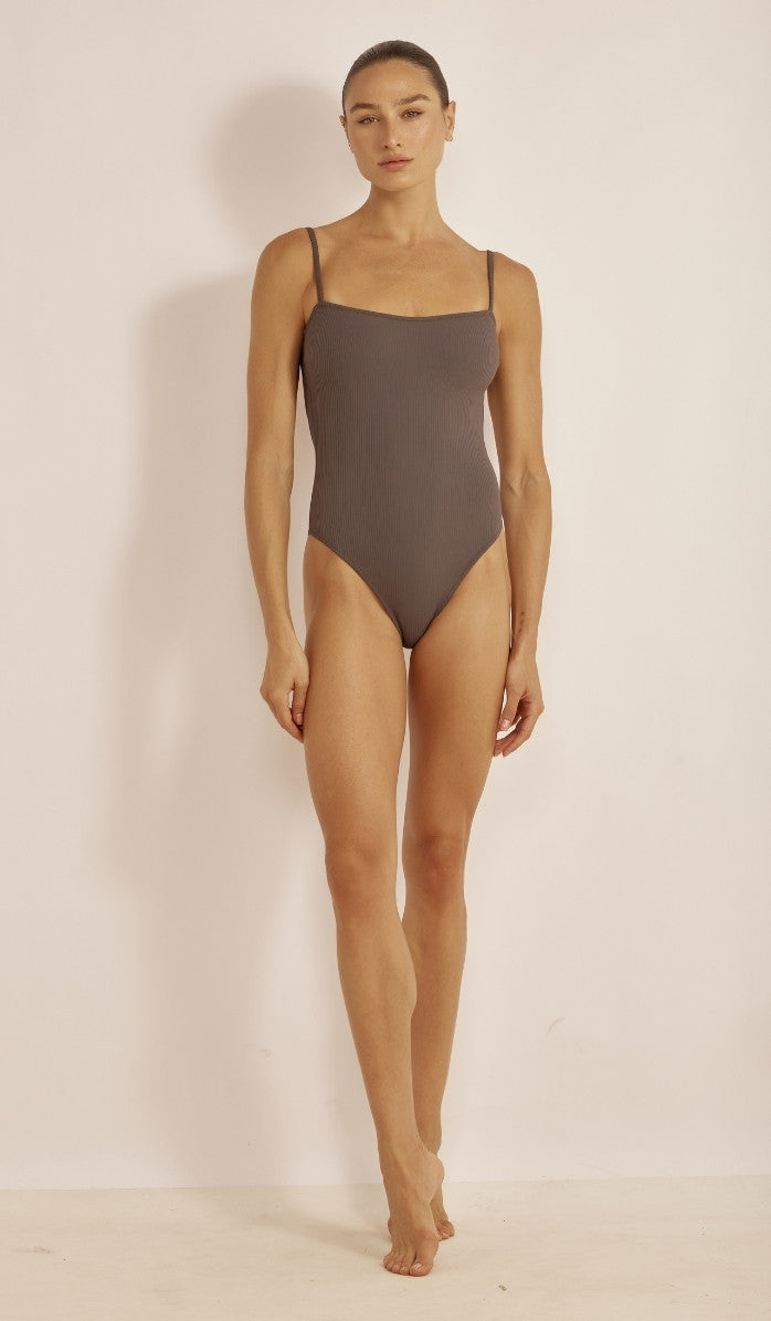 בגד ים שלם לנשים - אלינור סגול קקאו ריב