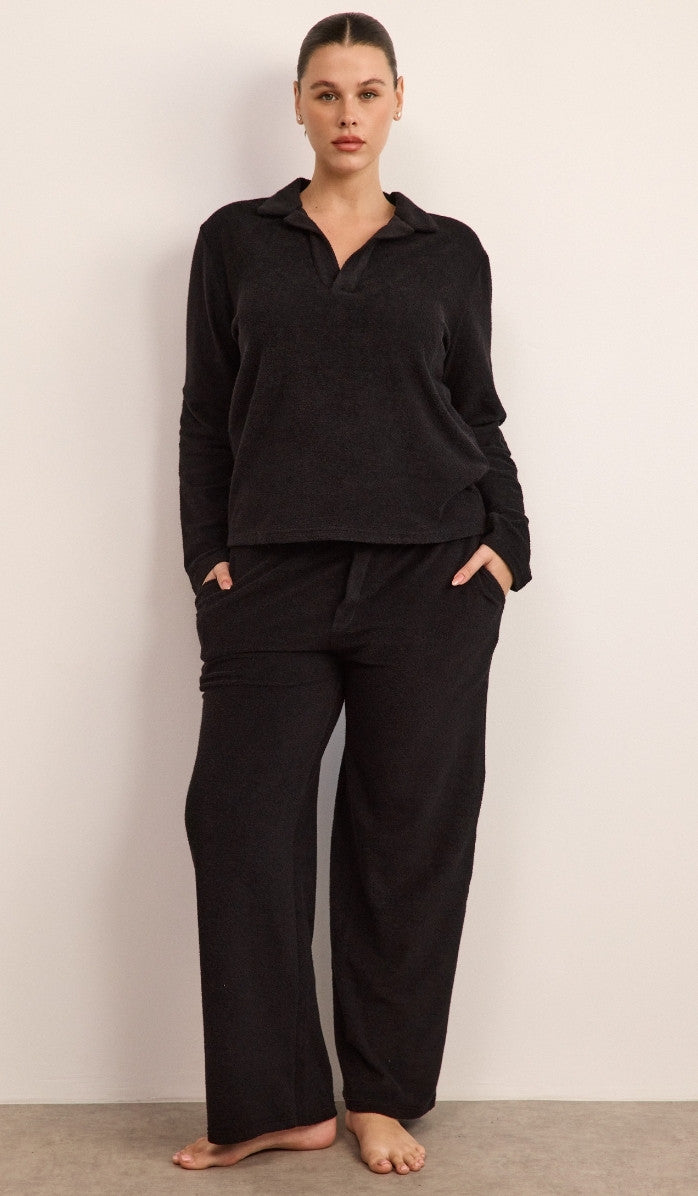 סט פולו מבד בוקלה - שחור