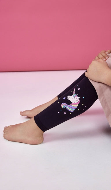 גרביון ילדות ללא כף רגל - מג'יק שחור