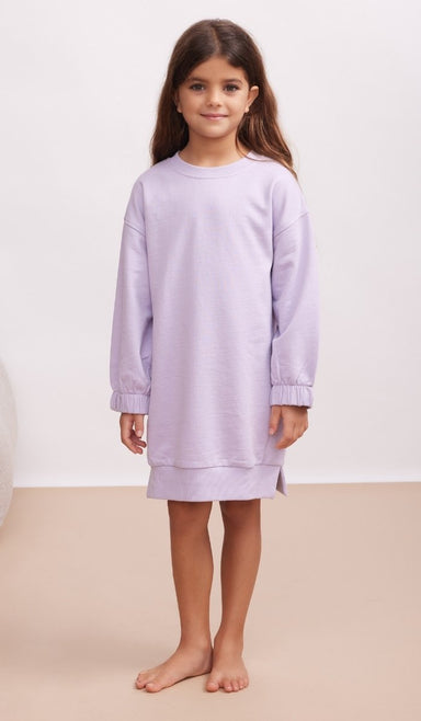 שמלת פוטר - דפי סגול לילך