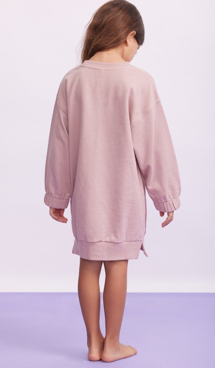 שמלת פוטר - דפי ורוד בהיר