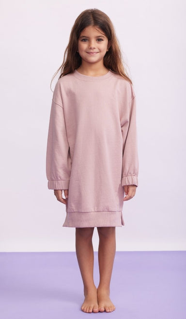 שמלת פוטר - דפי ורוד בהיר