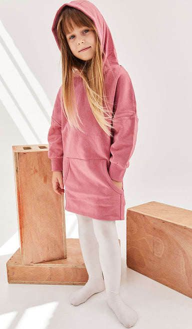 שמלת פוטר - עופרי ורוד כהה