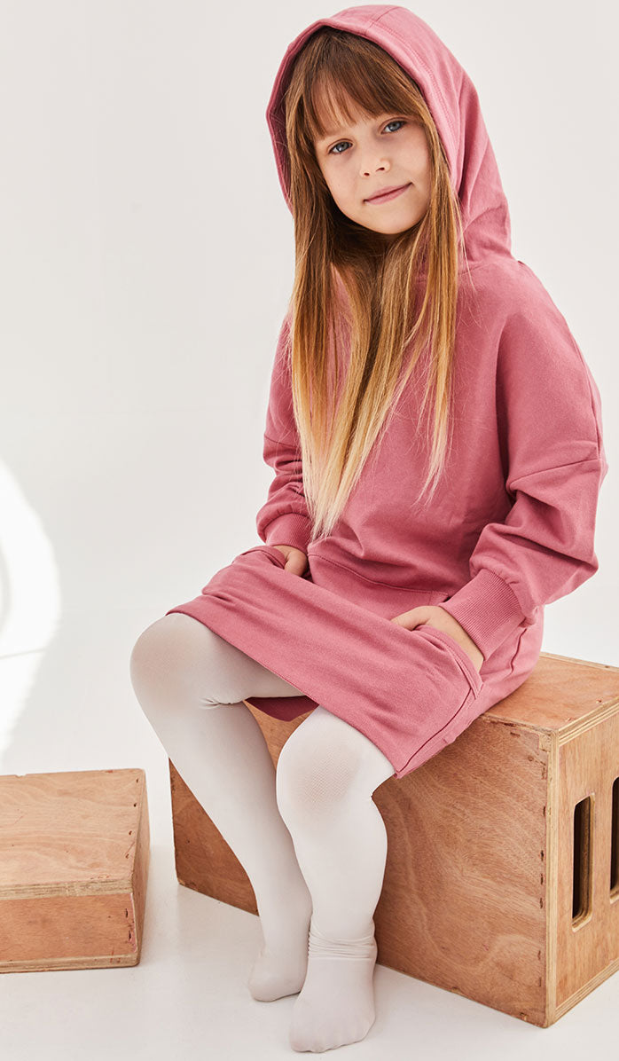 שמלת פוטר - עופרי ורוד כהה