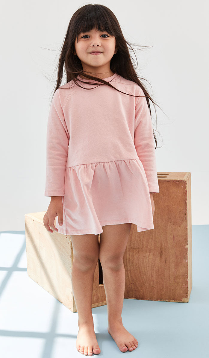 שמלת פוטר - רומי ורוד בהיר