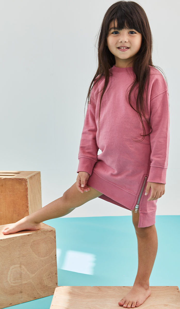 שמלת פוטר - דריה ורוד כהה