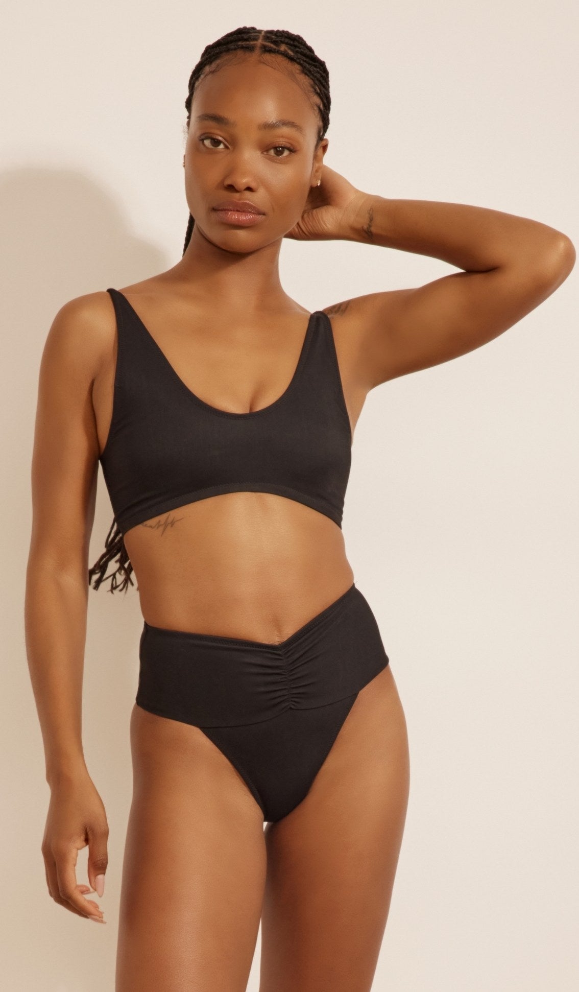 טופ ביקיני לנשים - מילה שחור