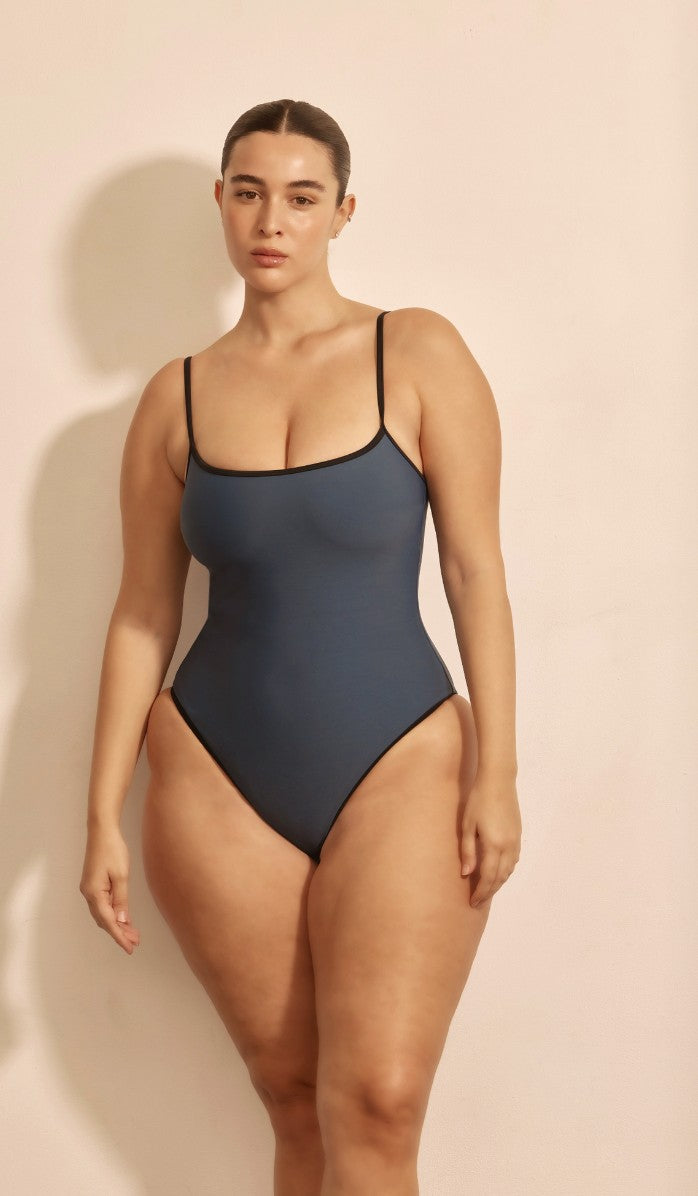 בגד ים שלם לנשים - פרנקי כחול