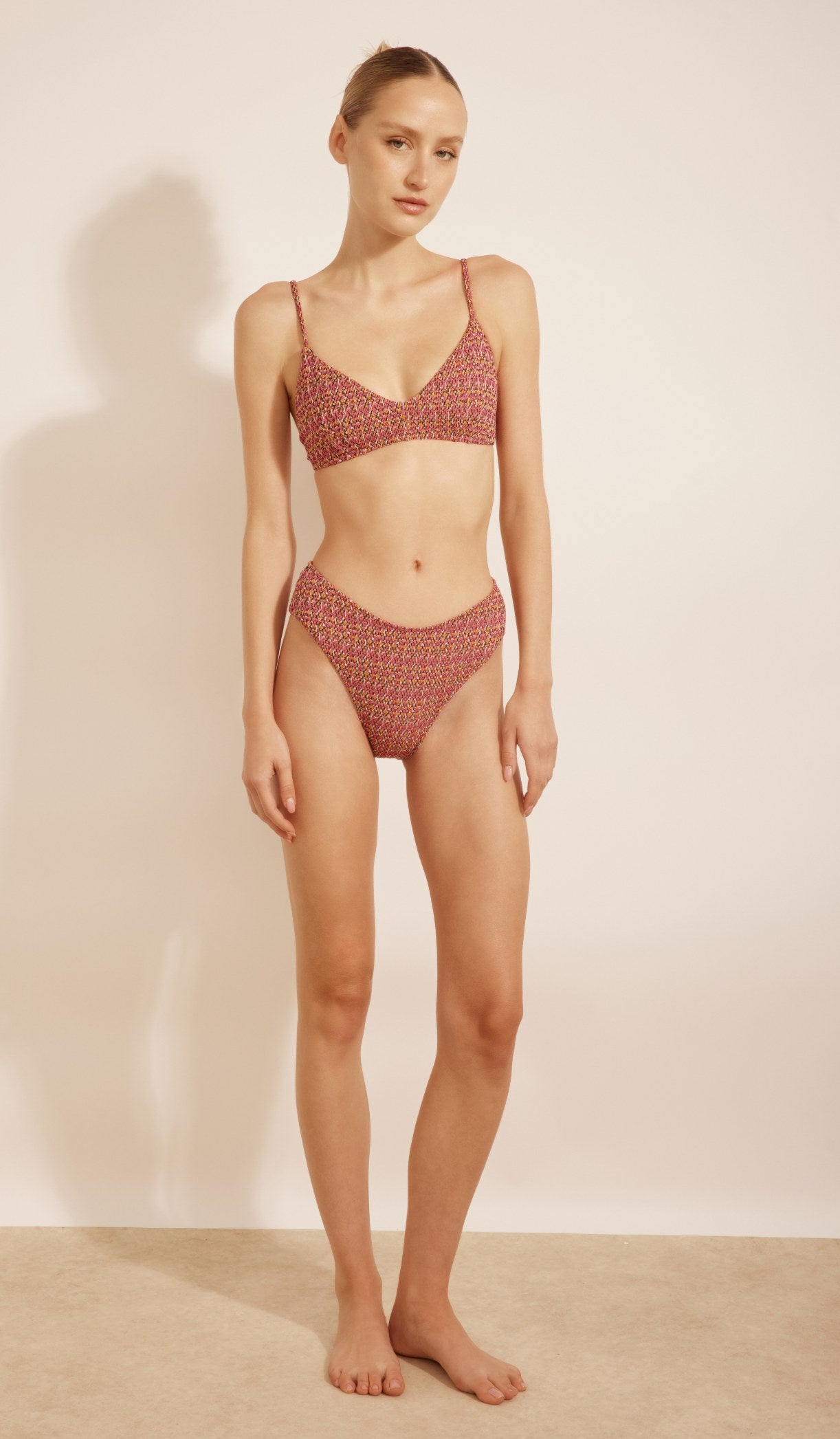 תחתון ביקיני לנשים - קלואי ורוד מולטי