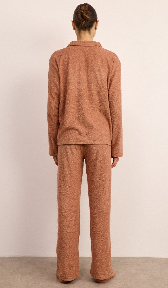 סט פולו מבד בוקלה - ורוד עתיק