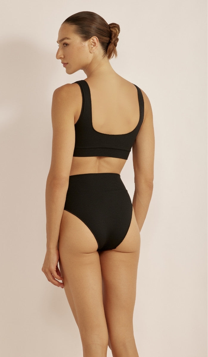 טופ ביקיני לנשים - אמילי שחור ריב