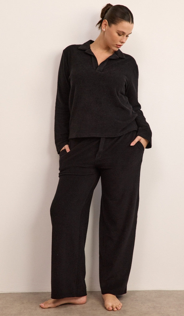 סט פולו מבד בוקלה - שחור