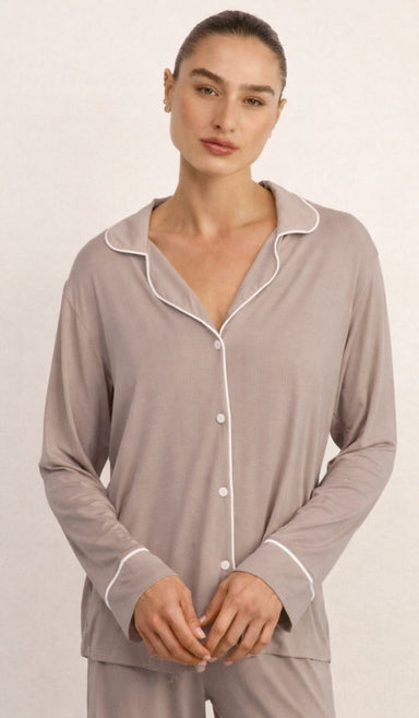 סט מכופתר מיקרו מודל - גרייג׳