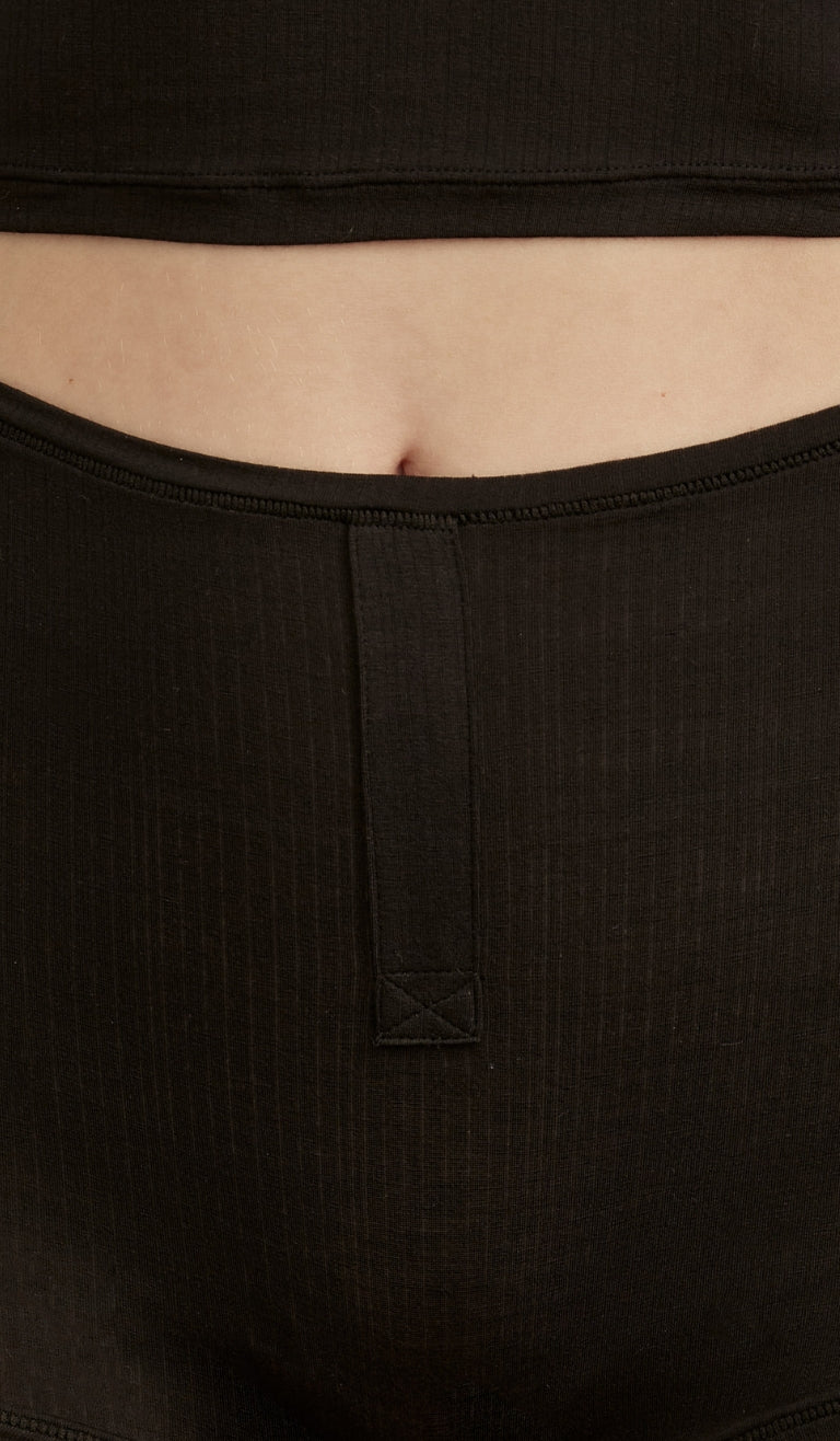 בוי שורטס מיקרו מודל - שחור