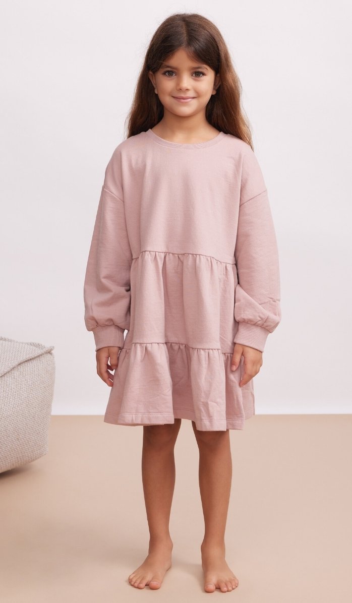 שמלת פוטר - אריאל ורוד בהיר