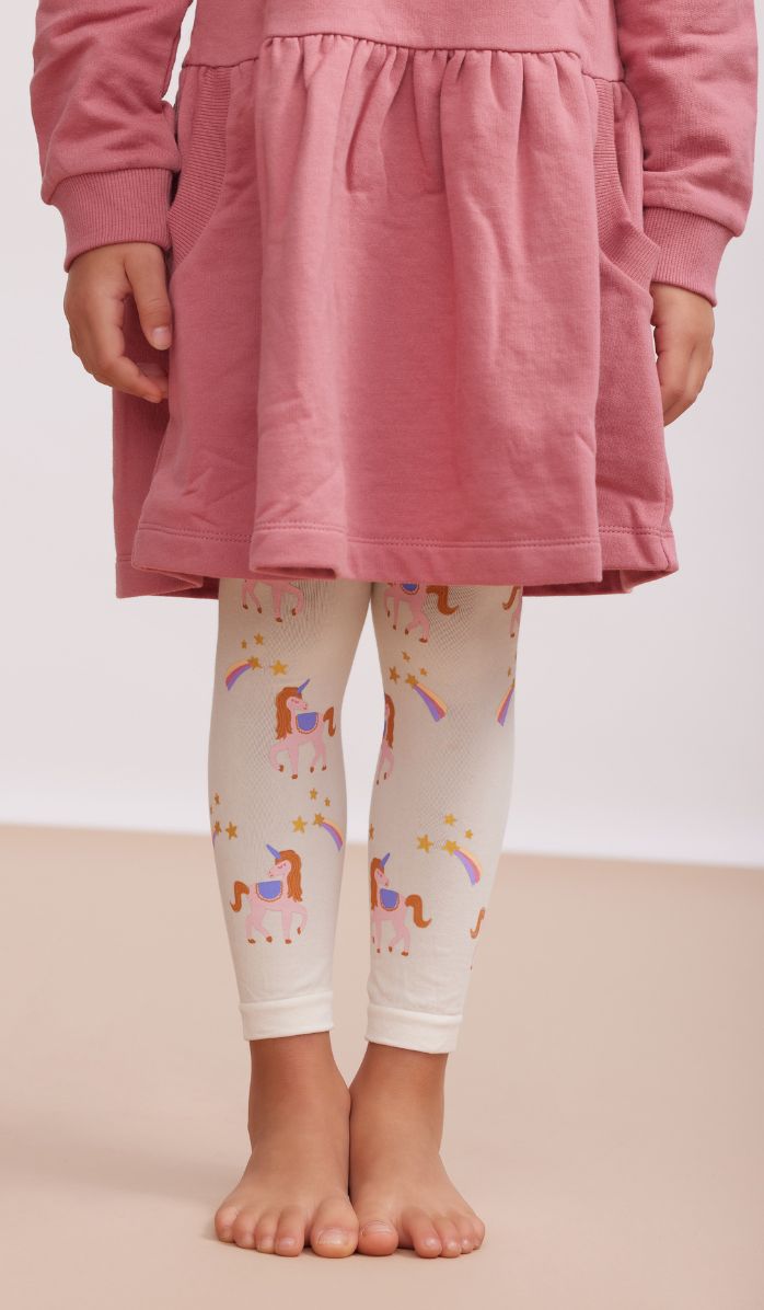 גרביון ילדות ללא כף רגל - ממלכה קסומה קרם