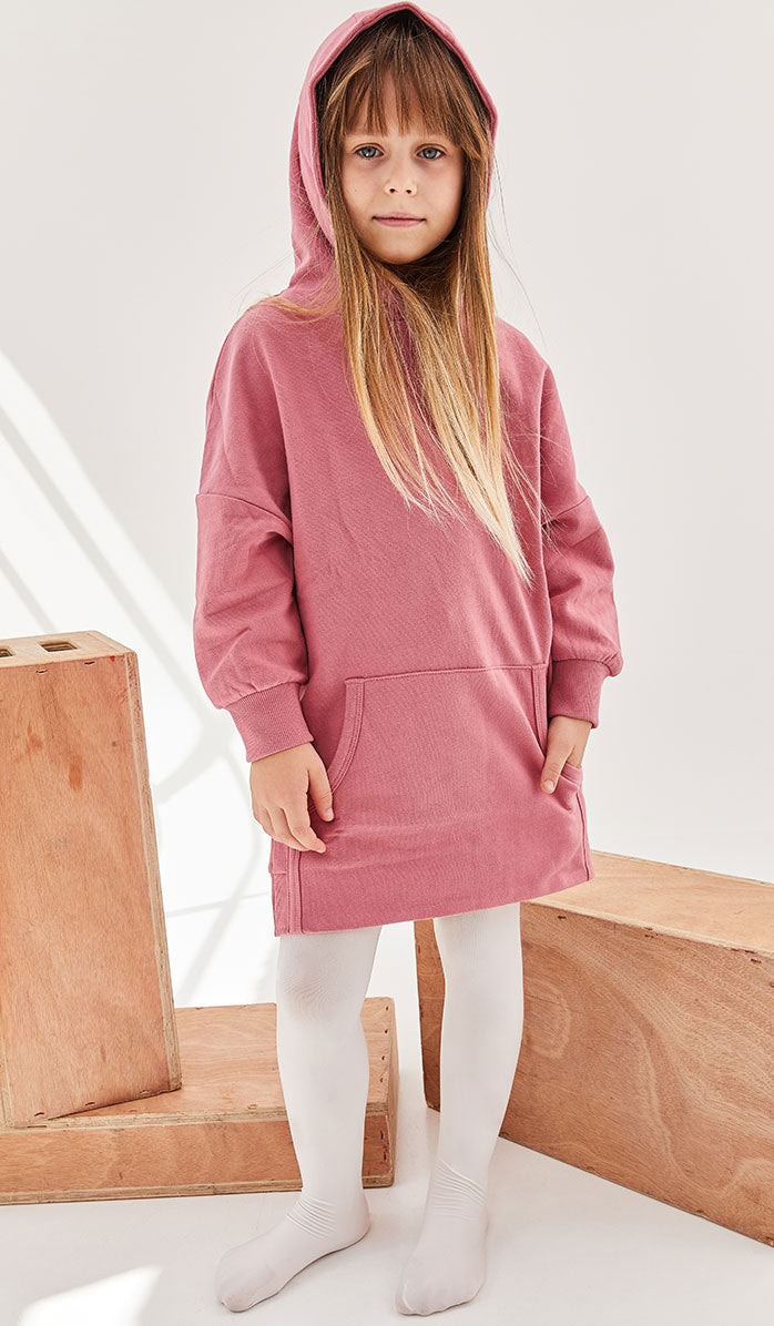 שמלת פוטר - עופרי ורוד כהה